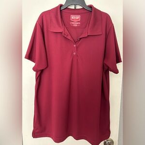 Red Kap Ladies Polo top Burgundy size XL